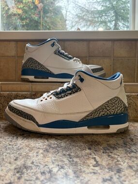 Jordan 3 Washington Wizards Size